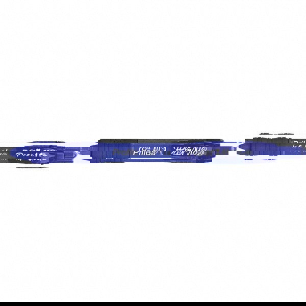 Retractable Ball Point Pen: 1 mm Tip, Blue Ink